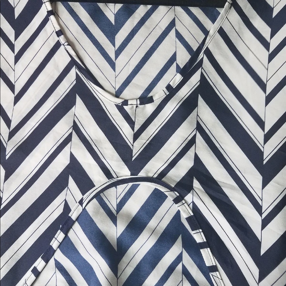 FINAL TOUCH BLUE AND WHITE TOP SIZE M - Picture 5 of 7